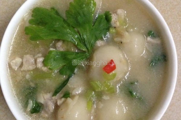 猪肉虾皮汤圆的做法图解12