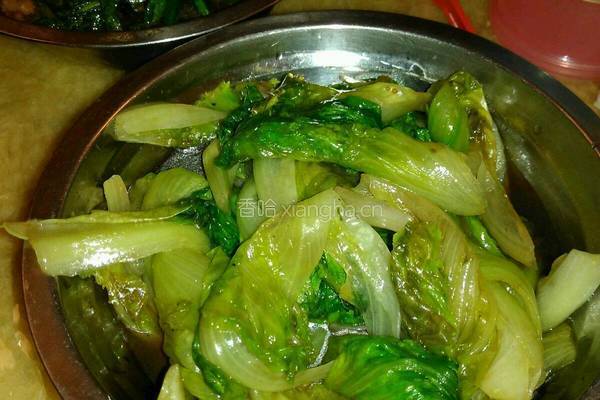 炒生菜技巧蚝油炒生菜的做法图解3