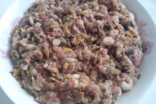 大头菜叶蒸肉饼的做法图解7