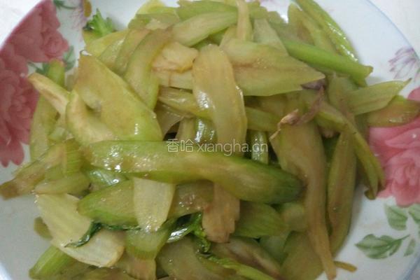 陈醋炒西芹
