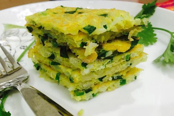 鸡蛋煎饭的做法图解7