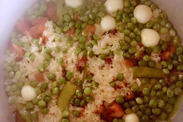 腊肉煲仔饭的做法图解6