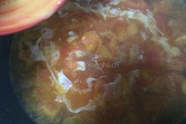 西红柿鸡蛋汤。的做法图解7