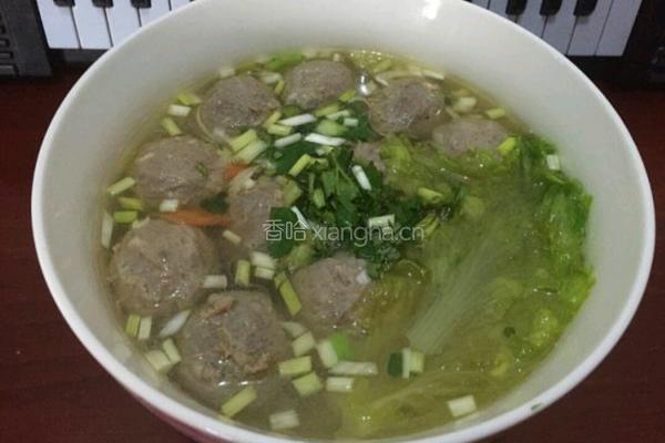 牛肉丸子汤的做法图解6