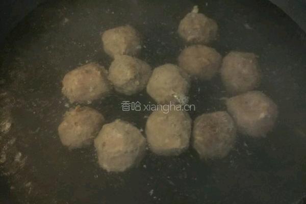 牛肉丸子汤的做法图解3