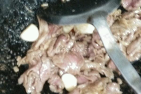 芥兰炒牛肉的做法图解6