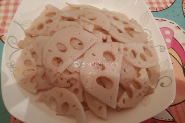 凉拌莲藕的做法图解3