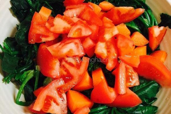 菠菜豆腐沙拉的做法图解1