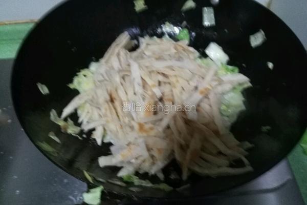 素炒饼的做法图解4