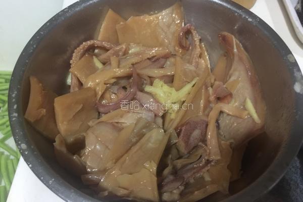 越南鱿鱼炒豆角的做法图解4