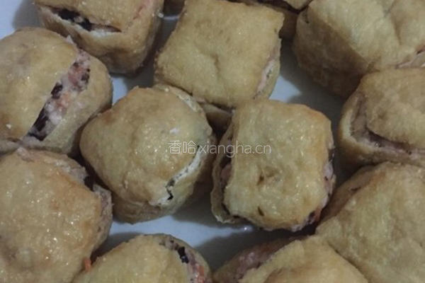 豆腐酿的做法图解5
