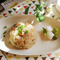 萝卜丁扣肉米饭的做法[图]