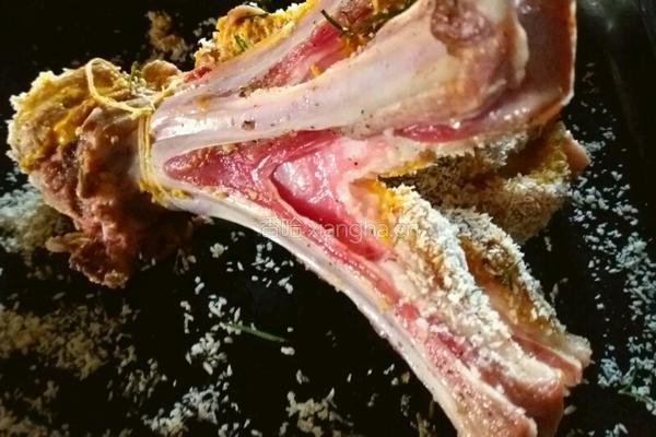 法式迷迭香烤羊排的做法图解9