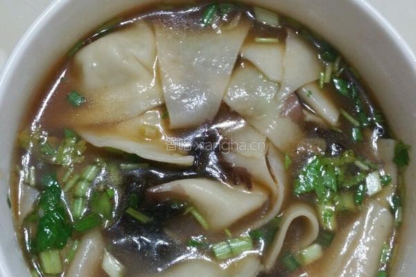 芹菜饺子汤饭的做法图解11