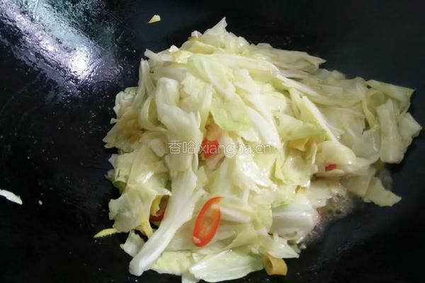 酸辣手撕包菜的做法图解4