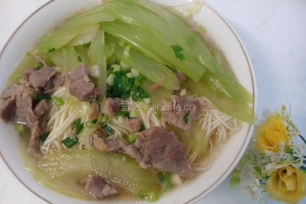 瘦肉汤面的做法图解10