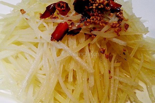 炝土豆丝的做法图解5