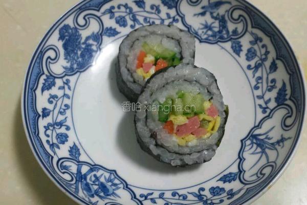紫菜包饭的做法图解8