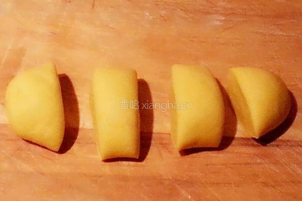 南瓜绣球豆沙包的做法图解6
