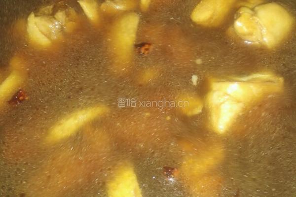 板栗焖鸡腿的做法图解4