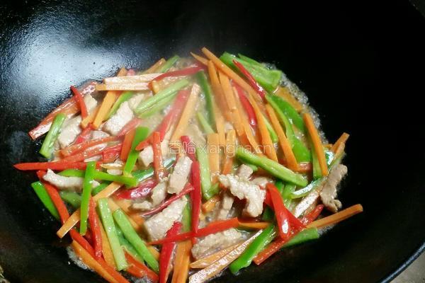 三丝炒肉丝的做法图解7