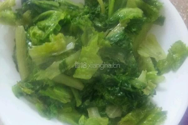 火爆手撕肉末生菜，的做法图解2