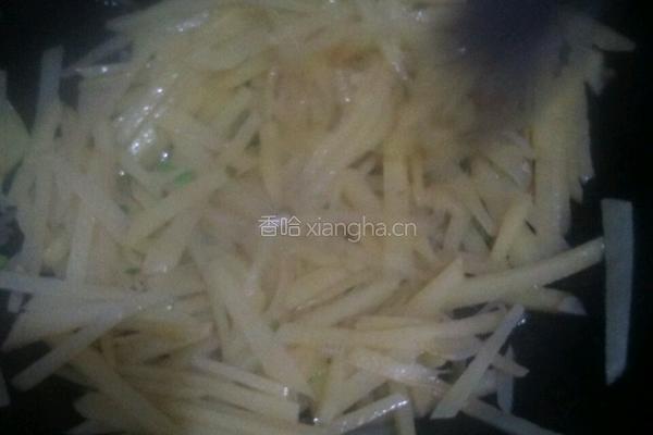 醋溜土豆丝的做法图解4