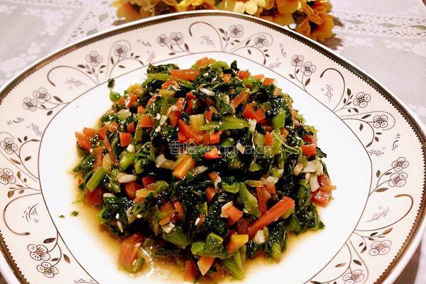 凉拌青菜碎