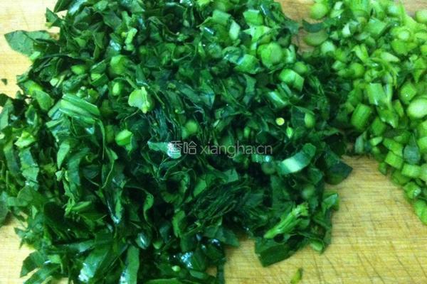 芥蓝腊肠炒饭的做法图解6