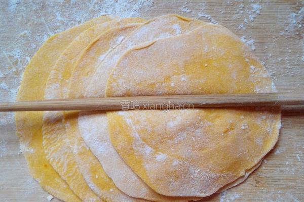 南瓜玫瑰花卷的做法图解9