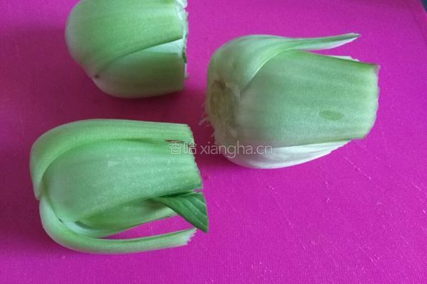 香菇油菜的做法图解2