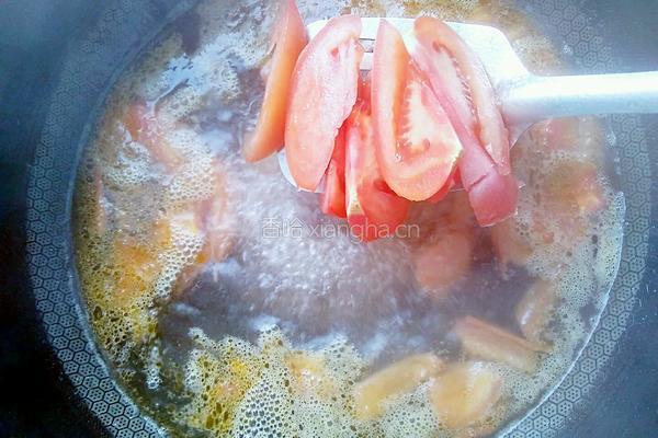 番茄蛋花浓汤的做法图解8