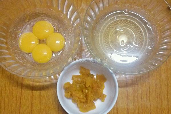 南瓜提子蛋糕的做法图解1