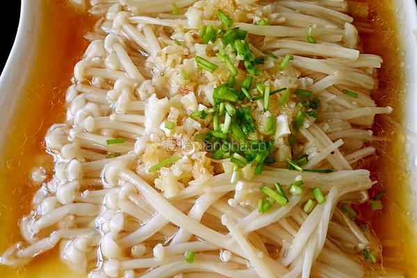 蒜蓉蒸金针菇的做法图解6