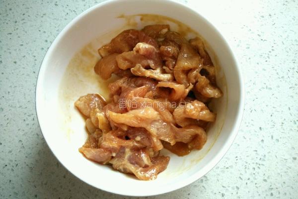 香菇炒肉的做法图解4