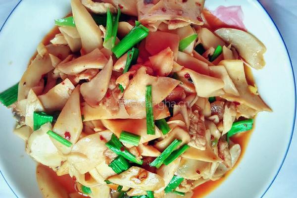 老干妈辣酱炒肉片杏鲍菇的做法图解5