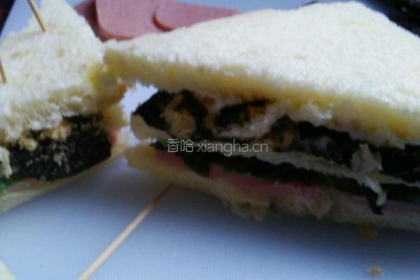 经典三明治的做法图解5