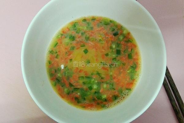 米饭蛋饼的做法图解2