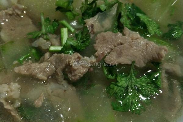 羊肉冬瓜汤的做法图解6