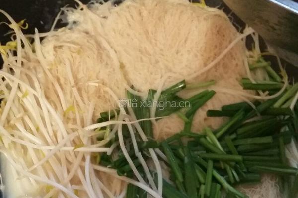 豆桨炒米粉的做法图解2