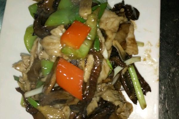 牛肝菌炒肉的做法图解2