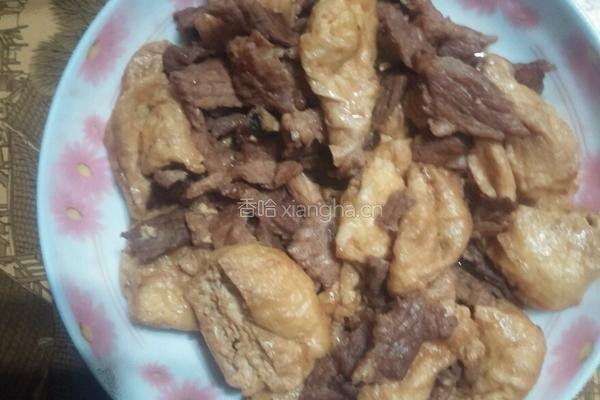 瘦肉焖炸豆腐的做法图解8