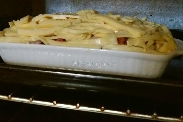 意大利面(培根土豆焗通心粉)的做法图解15
