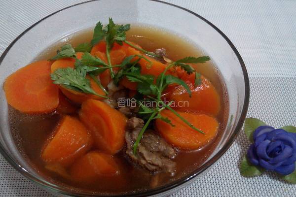 胡萝卜炖羊肉