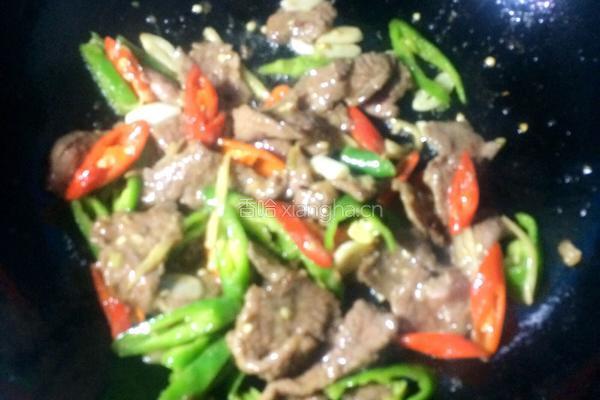 双椒炒牛肉的做法图解10