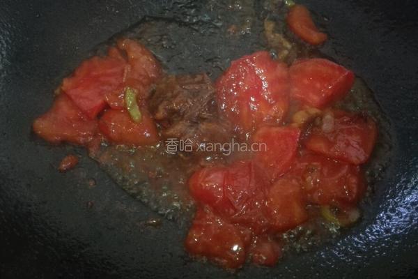 西红柿牛肉面的做法图解3