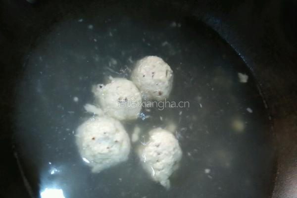 豆腐丸子汤的做法图解4