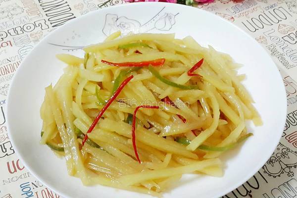 醋溜土豆丝的做法图解9