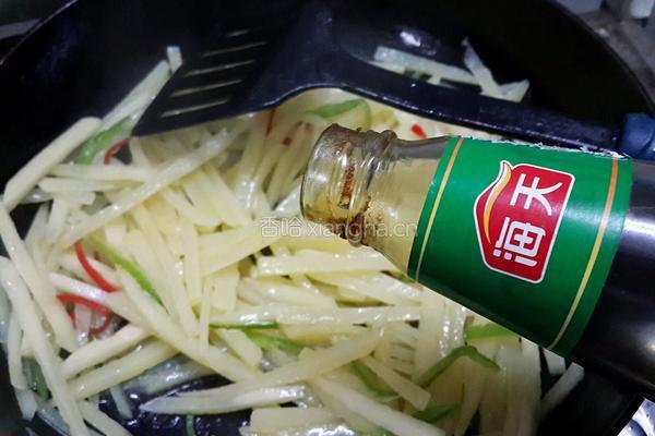 醋溜土豆丝的做法图解8