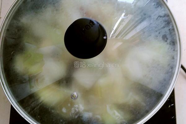 白菜冻豆腐汤的做法图解9